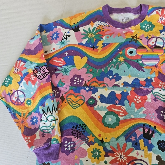 Disney Pride Rainbow Printed Spirit Jersey - Picture 4 of 11